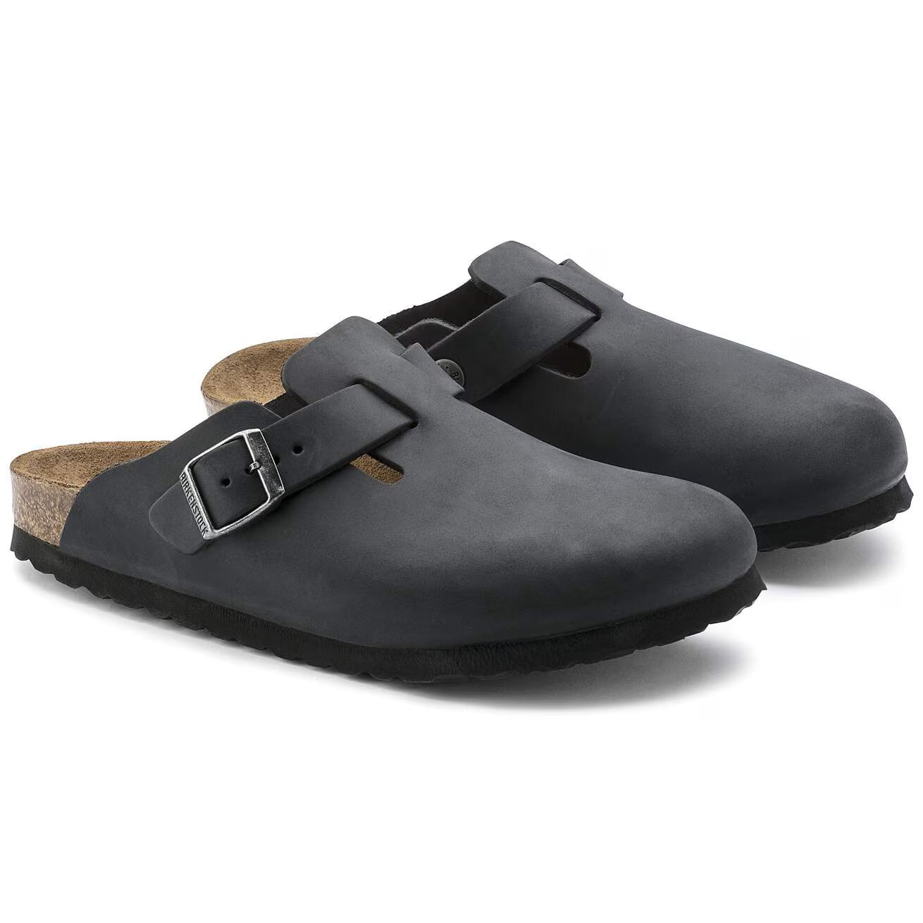 BOSTON SABOT PELLE NERO
