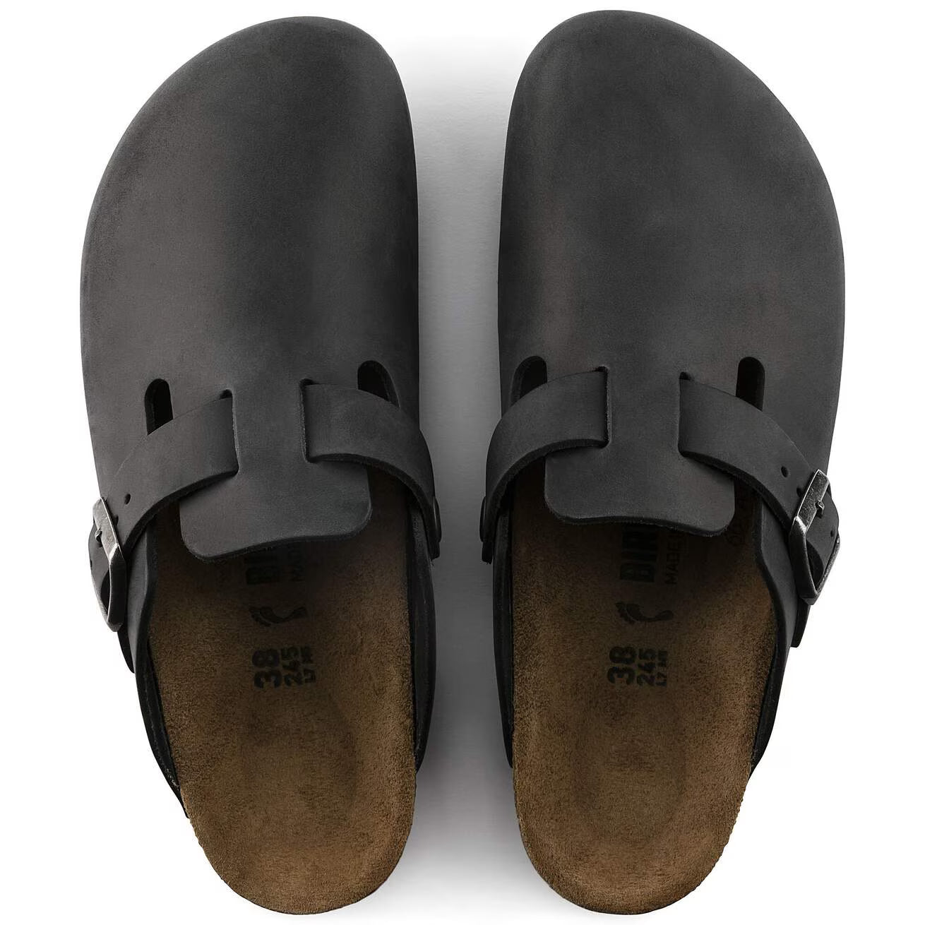 BOSTON SABOT PELLE NERO