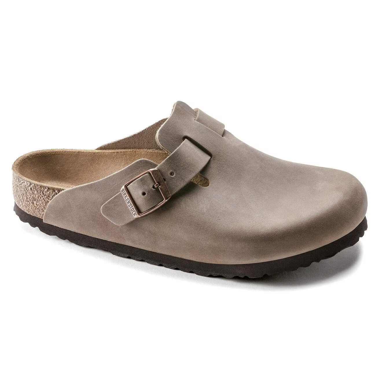 BOSTON SABOT PELLE MARRONE