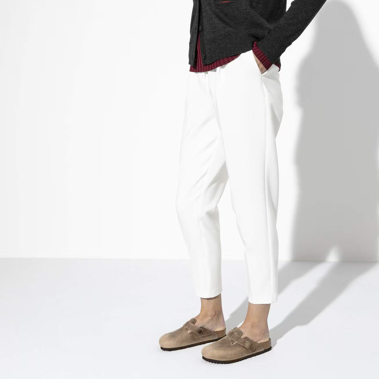 BOSTON SABOT PELLE MARRONE