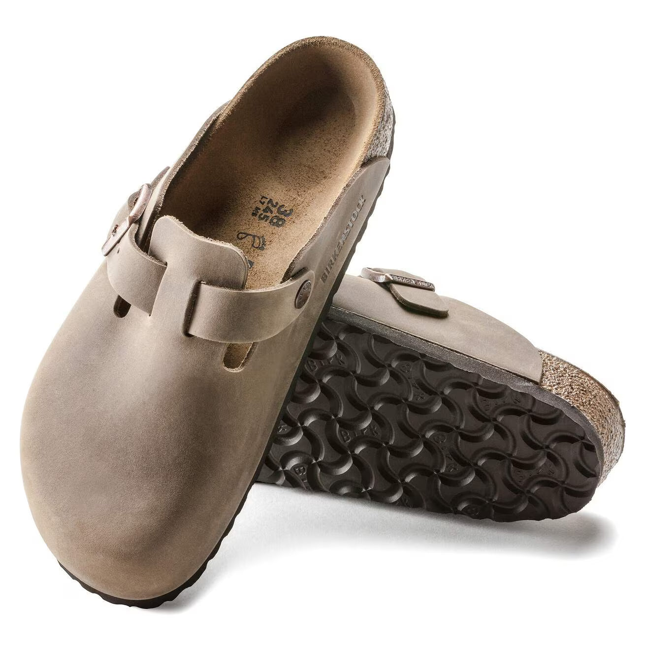 BOSTON SABOT PELLE MARRONE