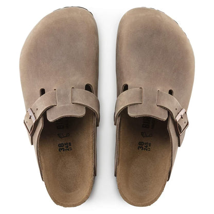 BOSTON SABOT PELLE MARRONE