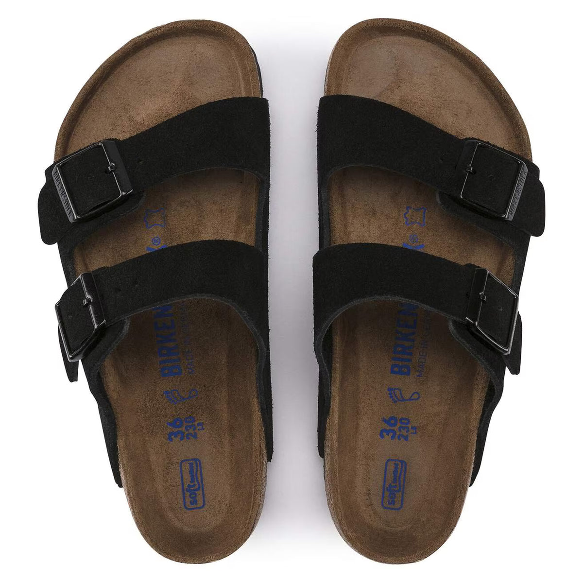 SANDALO ARIZONA SUEDE BLACK