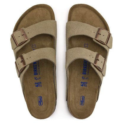 SANDALO ARIZONA SUEDE TAUPE