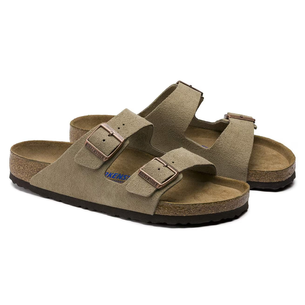 SANDALO ARIZONA SUEDE TAUPE