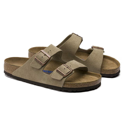 SANDALO ARIZONA SUEDE TAUPE