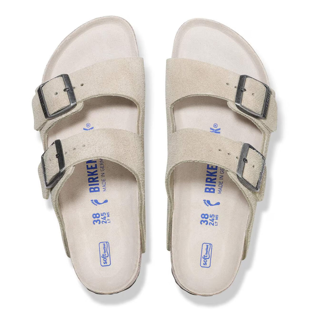 SANDALO ARIZONA SUEDE CREAM