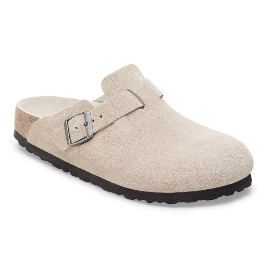 BOSTON SABOT SUEDE CREAM