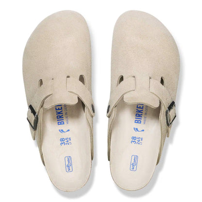 BOSTON SABOT SUEDE CREAM
