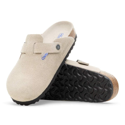 BOSTON SABOT SUEDE CREAM