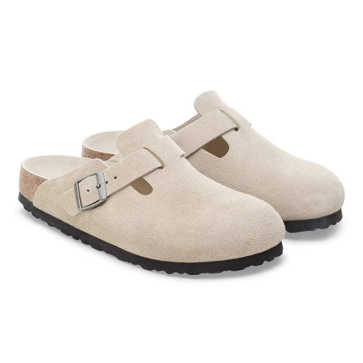 BOSTON SABOT SUEDE CREAM