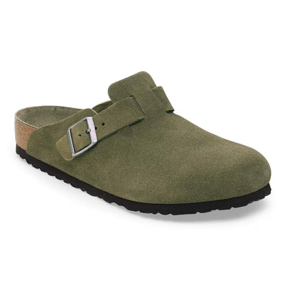 BOSTON SABOT SUEDE GREEN