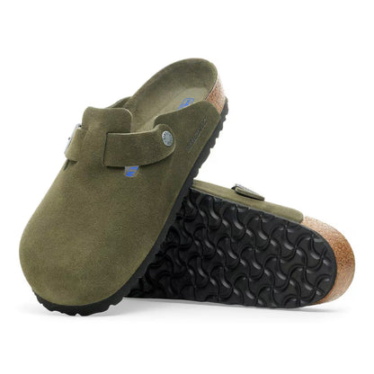 BOSTON SABOT SUEDE GREEN